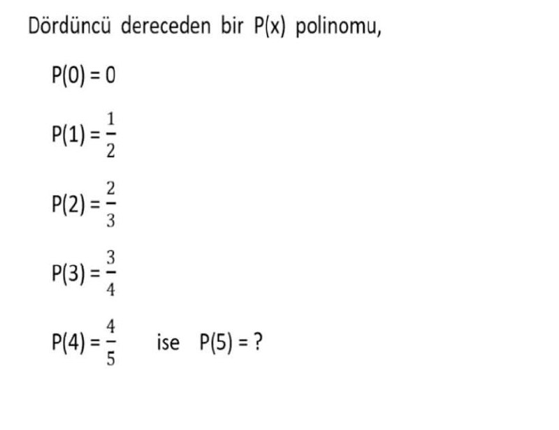 Dördüncü Dereceden Polinom Değeri Hesaplama görseli